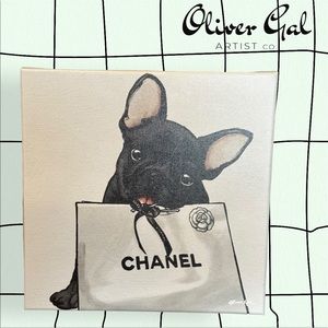 Oliver Gal Fashion Frenchie Canvas